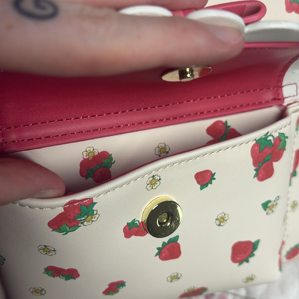 Strawberry shortcake Gingham backpack lounge fly - Picture 4 of 9